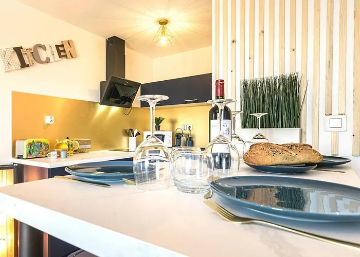 Apartament Le Bleu Nuit Piscine Parking Netflix Cafe